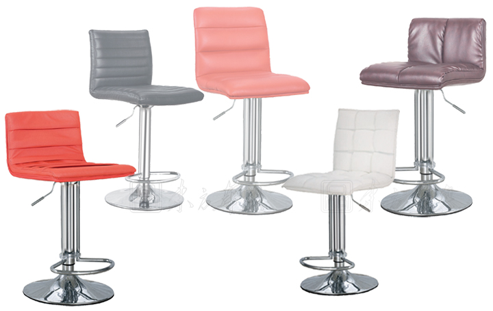 Bar Stool|Leather Facing Bar Stool|Office Furniture||气压杆吧椅